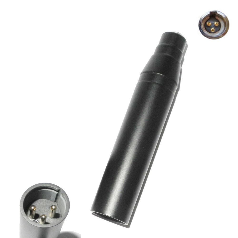TA3F 3Pin Mini XLR Condenser Microphone to XLR 3-Pin made Phantom Power Adaptor