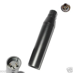 TA3F 3Pin Mini XLR Condenser Microphone to XLR 3-Pin made Phantom Power Adaptor