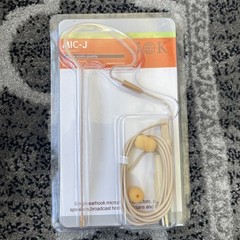 J K Light-Weight Headset Headworn Earhook Microphone MIC-J D4