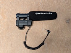 Audio Technica At8024 Stereo / Mono Camera Mount Microphone (No Box) USED Works