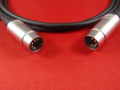 1.5 ft Mogami 5 Pin MIDI SYNCHRO Cable W/ Neutrik Gold Connectors.