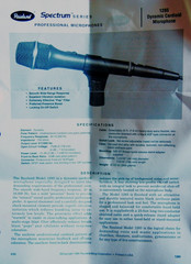 Vintage RARE 1980s Astatic CTM88 dynamic cardioid microphone w clip Low Z 960 #3