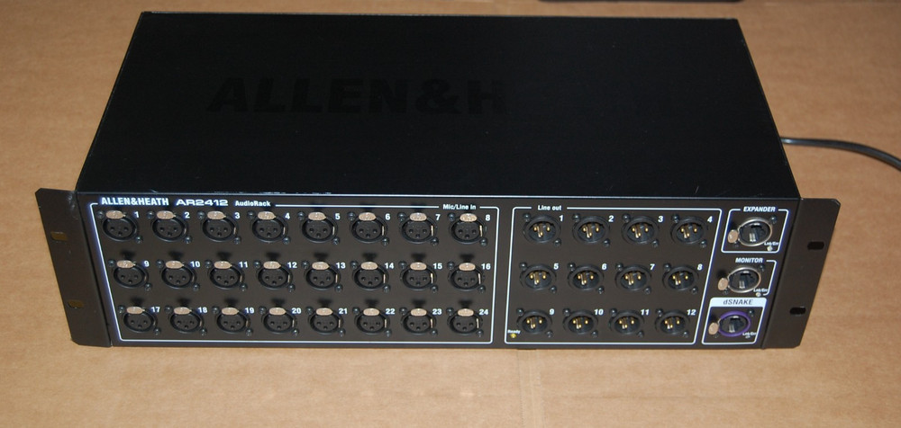 Allen & Heath Audio Rack AR2412 48kHz 24 Input/12 Output EXCELLENT L@@K!