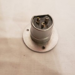 Cannon Female Panel Mount Jack Xlr Flat EV