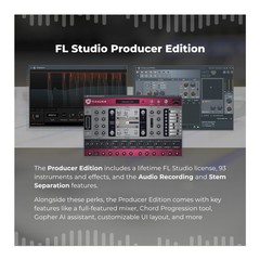 FL Studio Producer Edition Music Production Software with Lifetime License