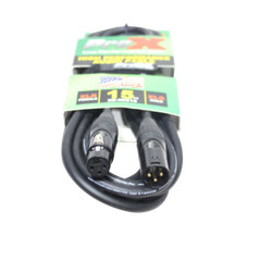 4 Pack-Pro X 15 Ft. Balanced XLR3-F to XLR3-M High Performance Audio Cable