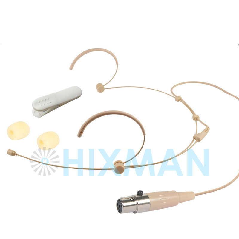 HIXMAN 4019 Headset Headworn Mic For Electro Voice RE-1/2 Telex Wireless System