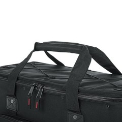4U Portable Lightweight Rack Bag Black Nylon Plywood Construction for Instrum…