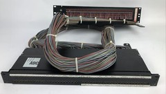 ADC 96 Bantam TT patchbay connected to ADC UP-96NMKII PPC RACKMOUNT PATCHBAY 2