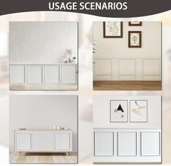 Versatile Pre-Cut Molding Kit – Transform Your Walls with Style, 16″ x 20″