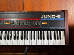Roland Juno-6 polyphonic analog synthesizer w/ case ju6 Juno 60 106