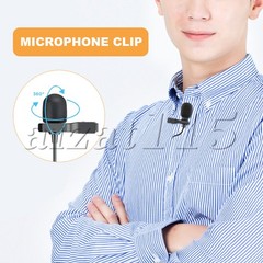 10Pcs Black Metal EY-J02A Microphone Clip 6mm for Recording Microphone