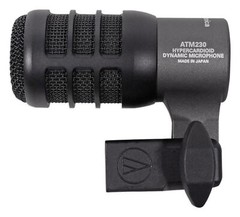 Audio Technica ATM230 Hypercardioid Dynamic Instrument Microphone Drum Mic+Mount
