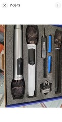 Wireless Microphone Set for Singing, 2.4GHz Rechargeable Handheld Microphones…