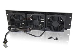 Studio Rackmount Cooling Fan – 3U Exhaust Rack Equipment Gear Server DJ PA AMP