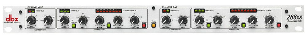 DBX 266XS Dual-Channel Compressor, Expander and Gate