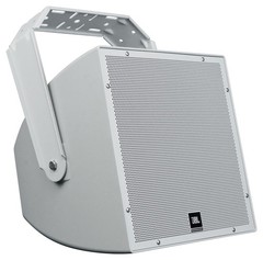 (2) JBL AWC129 12″ 200w Indoor/Outdoor 70V Surface Mount Commercial Speakers+Amp