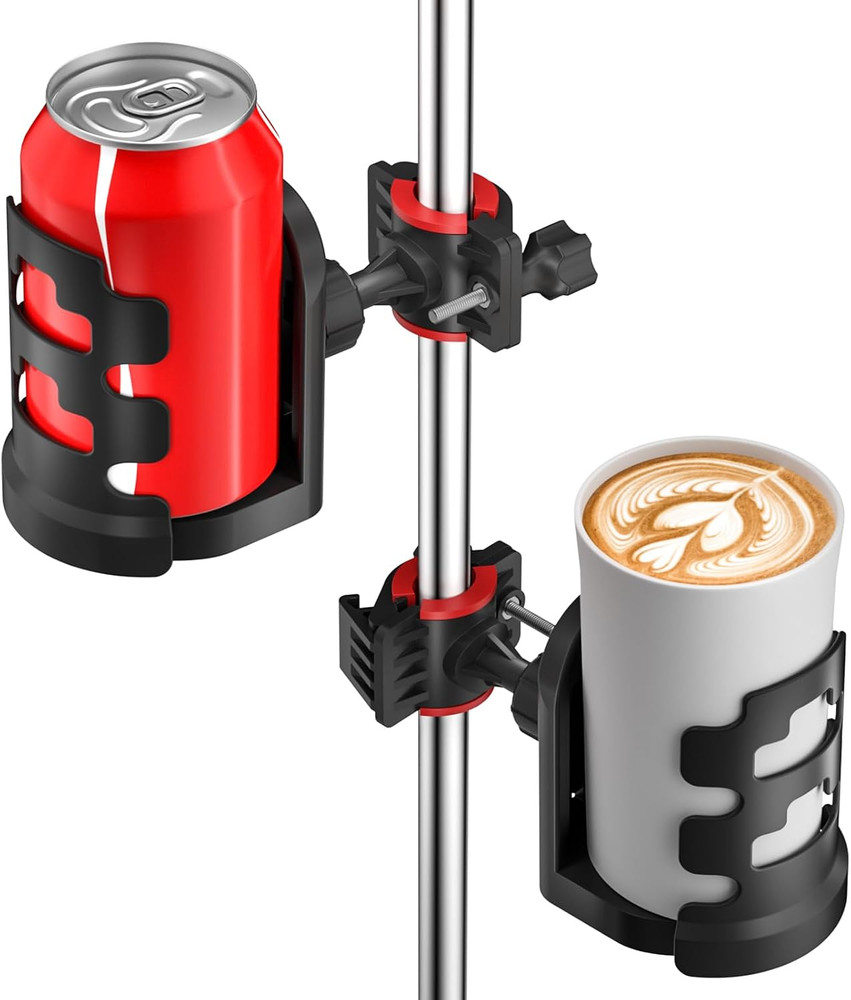 Adjustable Mic Stand Drink Holder with 360° Rotate Microphone Stand Cup Holder –
