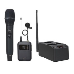 LS01 Digital Wireless Microphone + LS02 Microphone + LS05 Charging Base Receiver