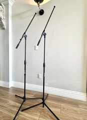 GLEAM Microphone Stand pair