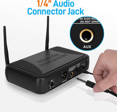 -PRO Professional Wireless Microphone System – Dual UHF Band, Wireless, Handheld