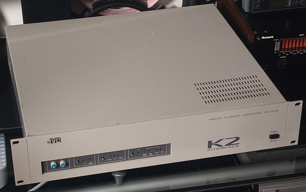 JVC AD-0126 20-Bit AES3 Analog to Digital Converter XRCD K2 Interface ADC~TESTED