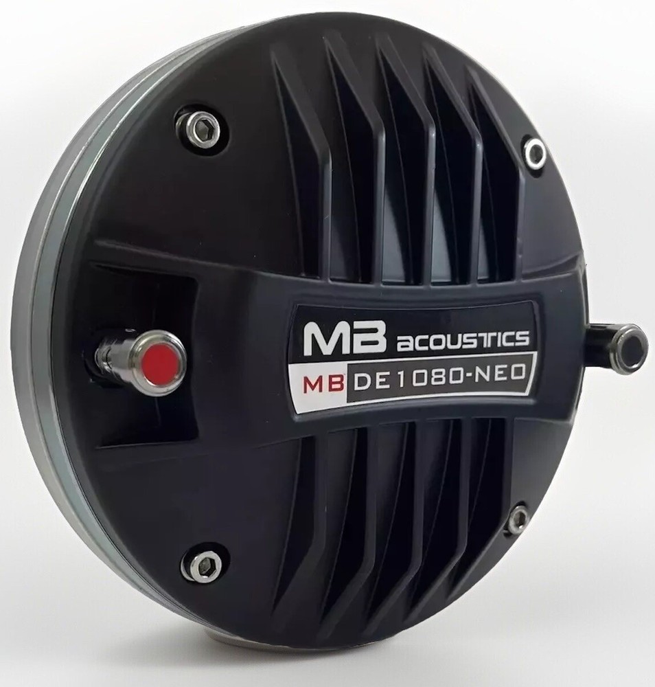 MB Acoustics 1.4” Neodymium Titanium Compression Driver, 4″ VC, 8Ω MB-DE1080-NEO