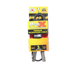 4 Pack-Pro X 3 Ft. Balanced XLR3-F to XLR3-M Premium Audio Microphone Cable