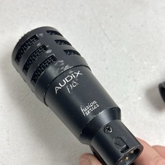 2 X AUDIX F10 PERCUSSION DRUM MICROPHONE SET of 2 MICROPHONES MICS TESTED
