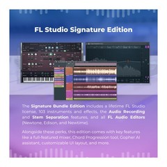 FL Studio Signature Bundle Edition for Music Production with Lifetime License