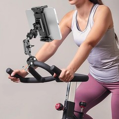 4.7-12.9″ Tablet Phone Mount for Spin Bike/Treadmill/Mic Stand 360° Rotation