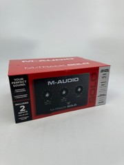 M-AUDIO M-Track Solo USB Audio Interface for 48kHz / 1 XLR in, Black – SEALED