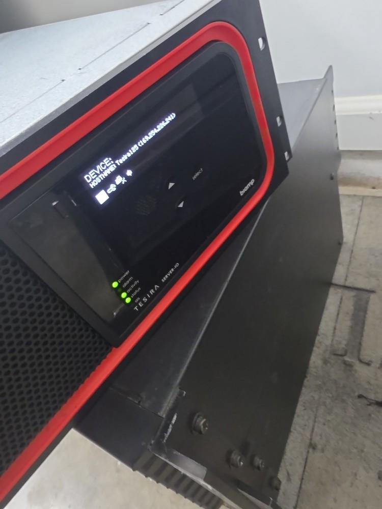 Biamp Tesira SERVER-IO DSP Processor Loaded w/ AVB SNC SEC SIC SOC Cards Powers