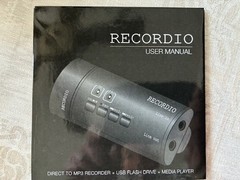 Recordio-Direct to MP-3 Recorder, USB Flash Drive and Media Player