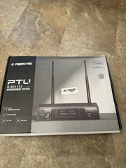 Phenyx Pro PTU-71 2B UHF Dual-Channel Wireless Headset Microphone System New