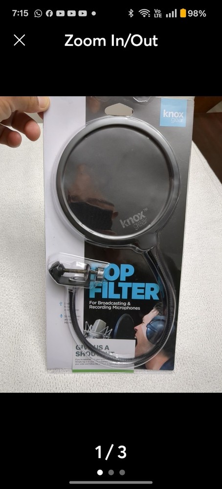 KNOX Gear Pop Filter