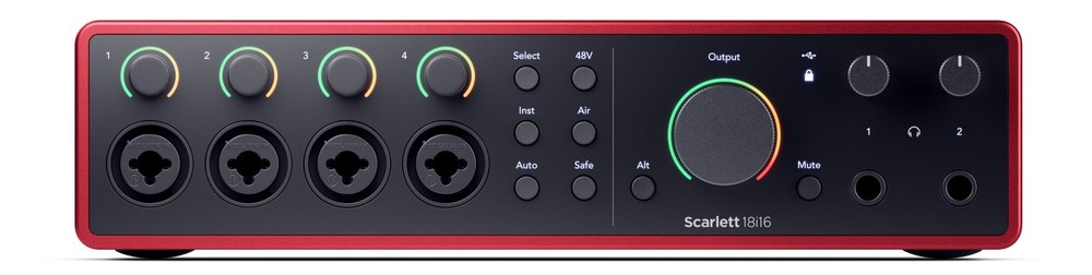 Focusrite SCARLETT-18I16-4G 18-In/16-Out USB Audio Interface