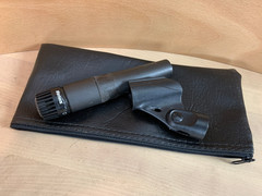 SHURE SM57 SM-57 Dynamic Instrument Microphone Mic with Bag Clip Tested Working