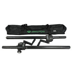 Lot of 2x Konig & Meyer 21339-082-55 1.5m Distance Rods, K&M 15043 Carrying Case