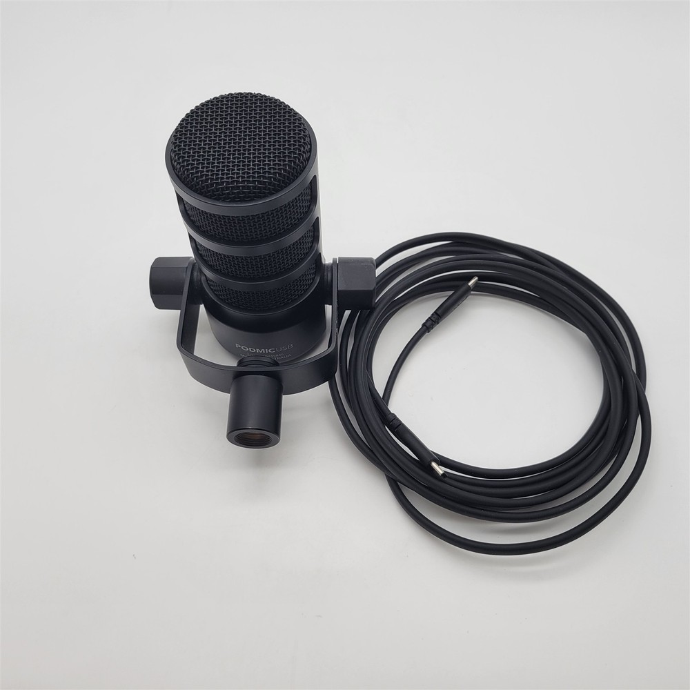 RODE PodMic USB Broadcast Microphone – Black