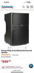 PEAVEY PVXp™ 12 Bluetooth® 12-inch Powered Loudspeaker
