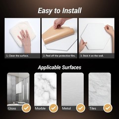 TONOR 36 Pack Hexagon Acoustic Panels Peel & Stick Soundproof Wall Tiles White