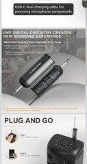 Phenyx Pro Single Digital Wireless Microphone System, w/Mini Receiver, Bodypa…