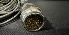12 Channel 82ft (25m) Cannon Multipin Snake + XLR Fan In/Out Audio Stage Cable