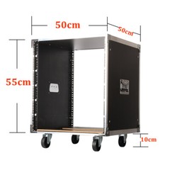 12U Server Rack with Casters 19inch Network Rack Open Frame AV DJ Rack Cabinet