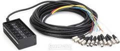 Pro Co SMA0804FBX-75 StageMaster 8×4 Stage Snake with XLR Returns – 75′