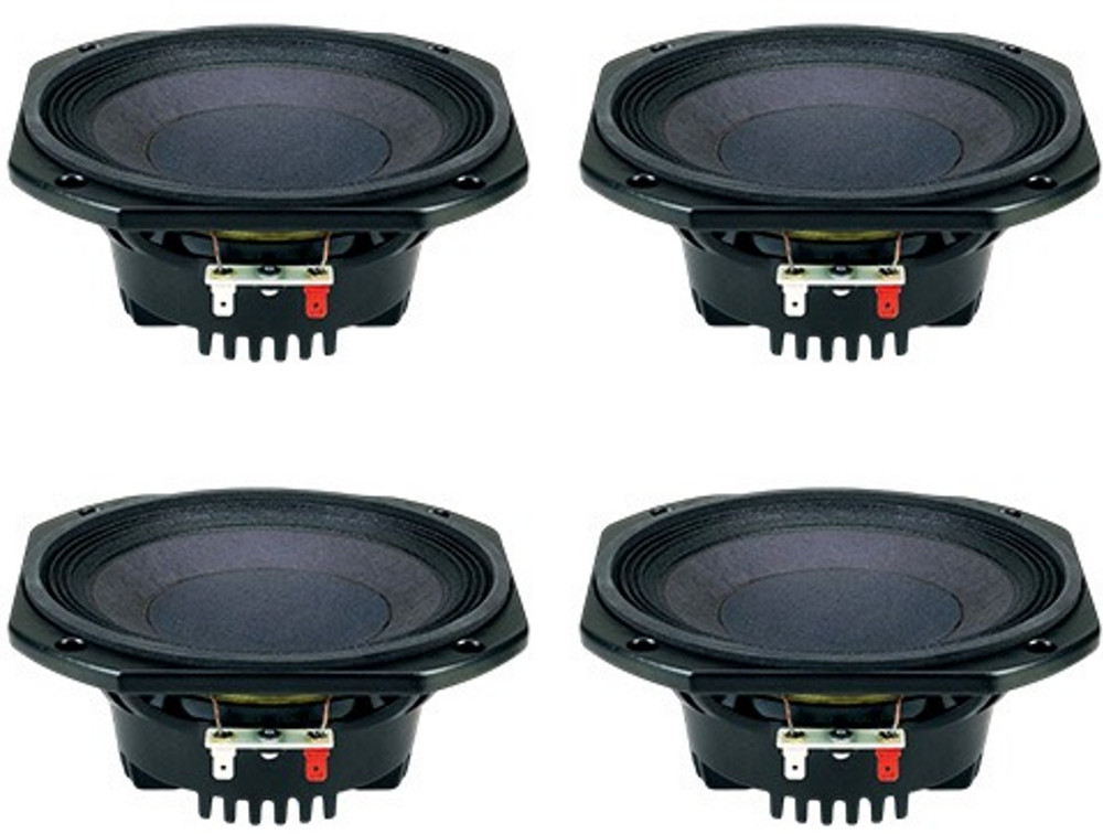 4X 18 Sound 6NMB420 6″ High Output Mid-Bass Neodymium Transducer Speaker 500W