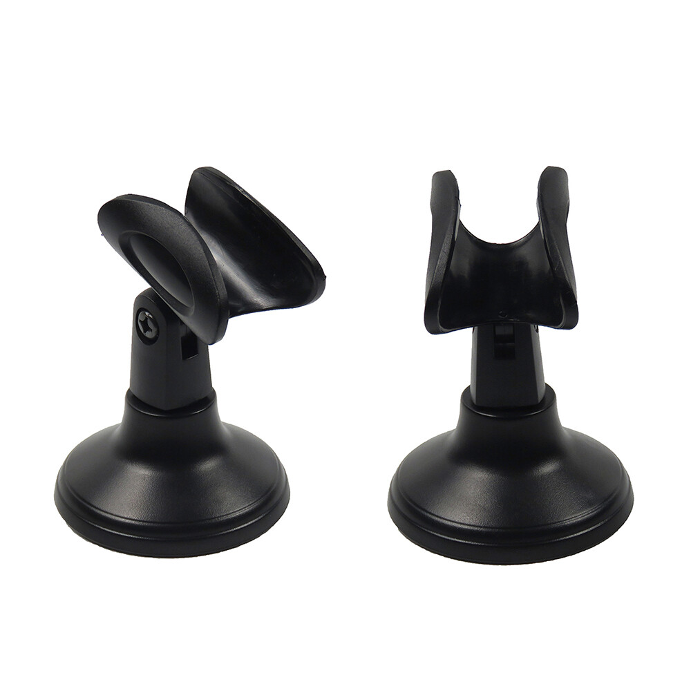 2Pcs Flexible Adjustable Microphone Clamp Holders Mic Clip Mic Desk Base Mount