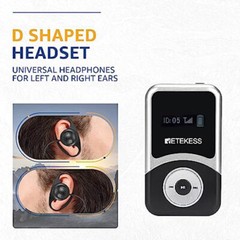 Retekess T131S Wireless Tour Guide Audio System Receiver for T130S Tour Court