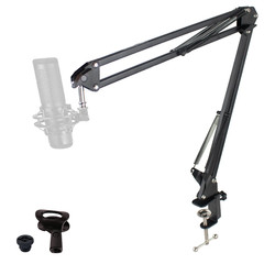 ChromaCast 38″ Adjustable Boom Mic Suspension Scissors Desk Microphone Stand